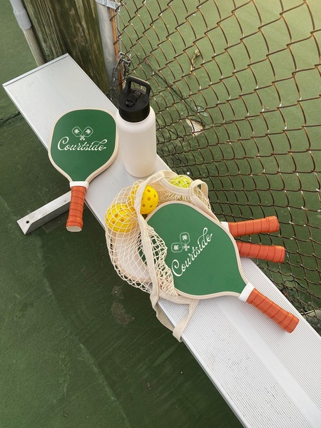 pickleball paddle, pickleball ball, pickleball set, sports water bottle, reusable mesh bag, bestseller push, lifestyle, fresh, calm, green, neutral